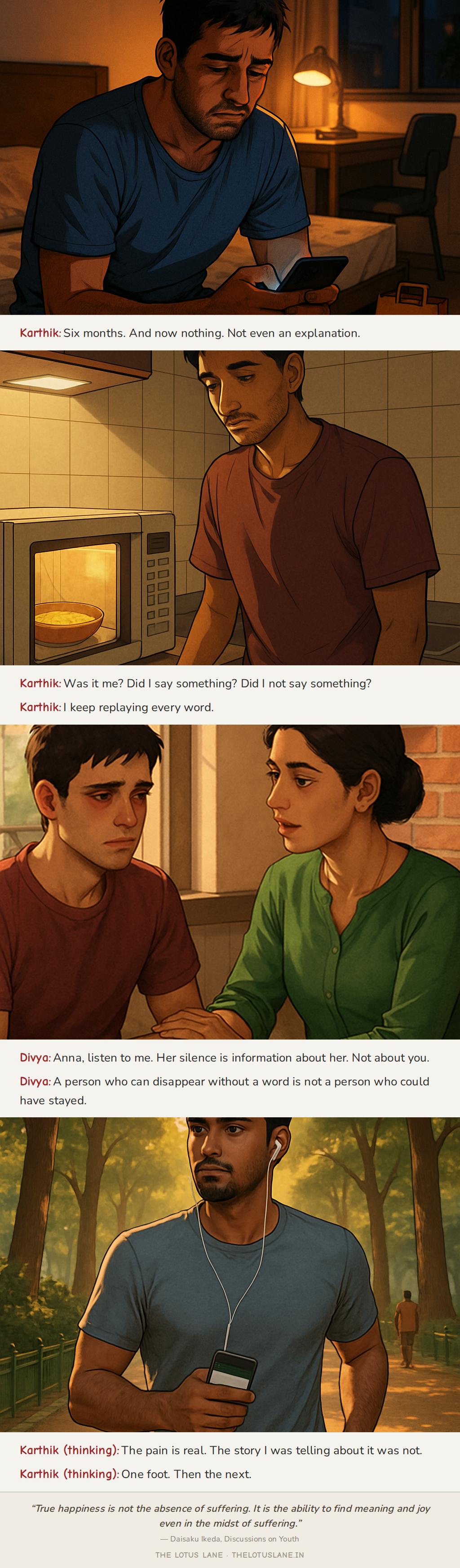 She Just Stopped Replying - a story about romantic ghosting / sudden silence
