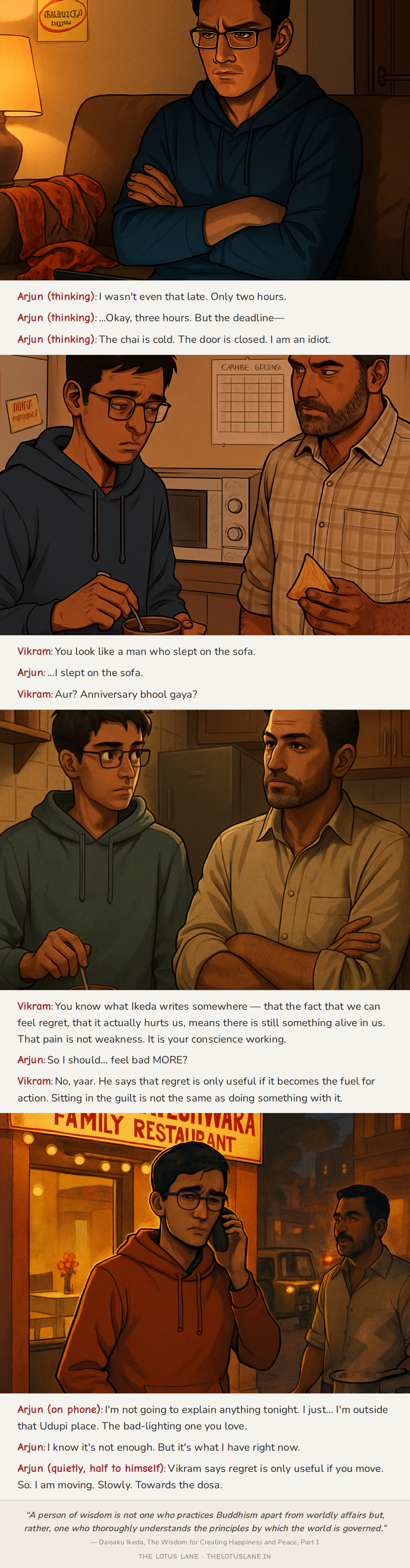 Sorry Feels Stuck in My Throat - a story about argument with partner