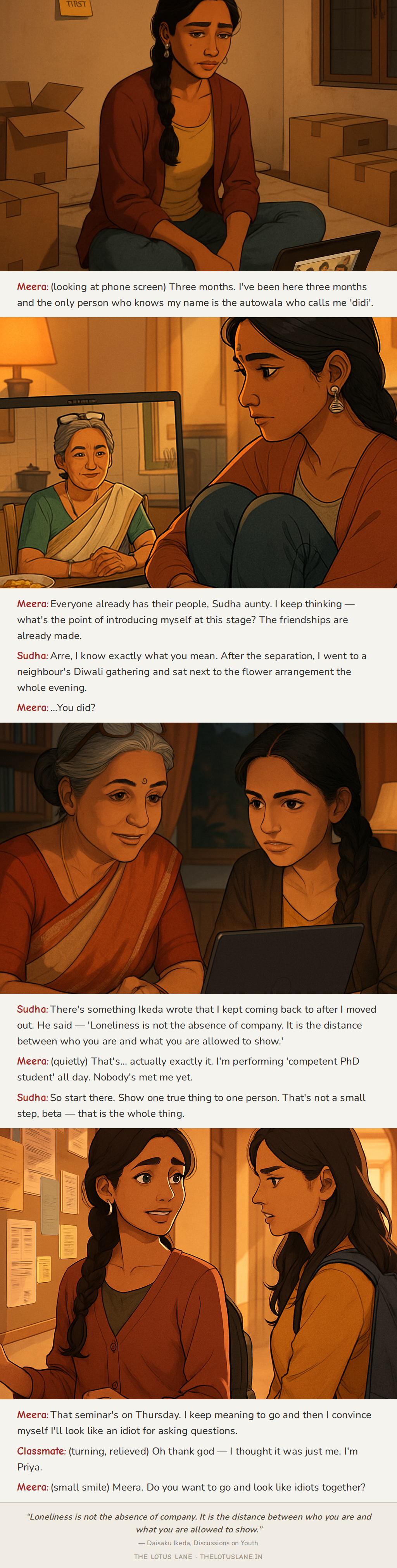 Nobody Saved My Number Yet - a story about new city no friends