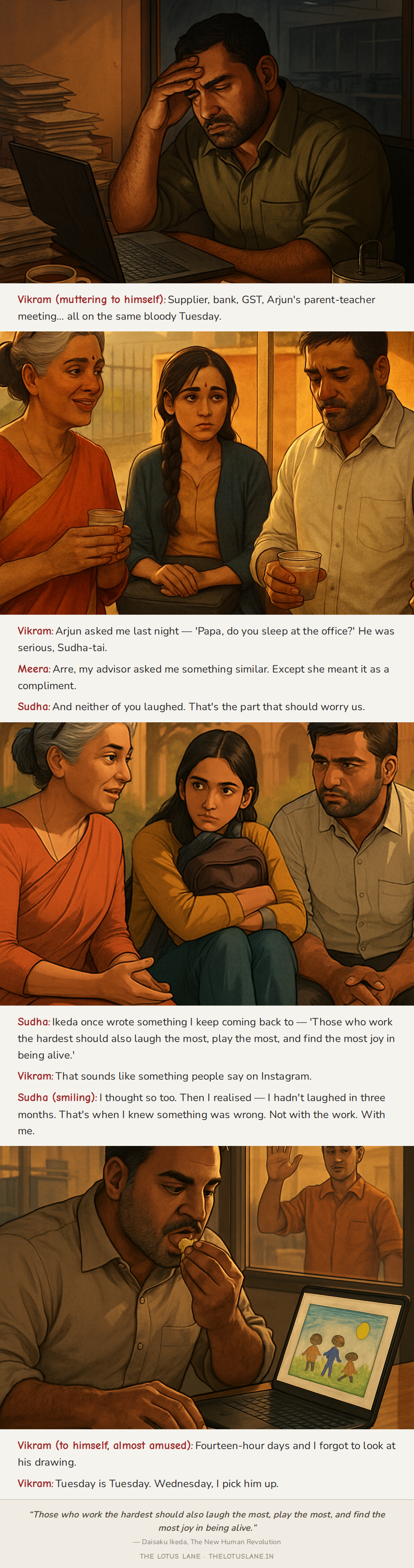 I Haven't Eaten Lunch Away From My Desk in Six Months - a story about work-life balance