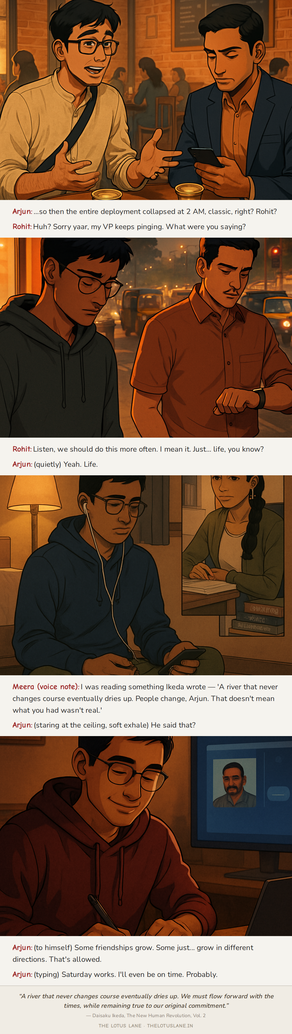 We Used to Talk Every Day. Now I Don't Know What to Say. - a story about growing apart