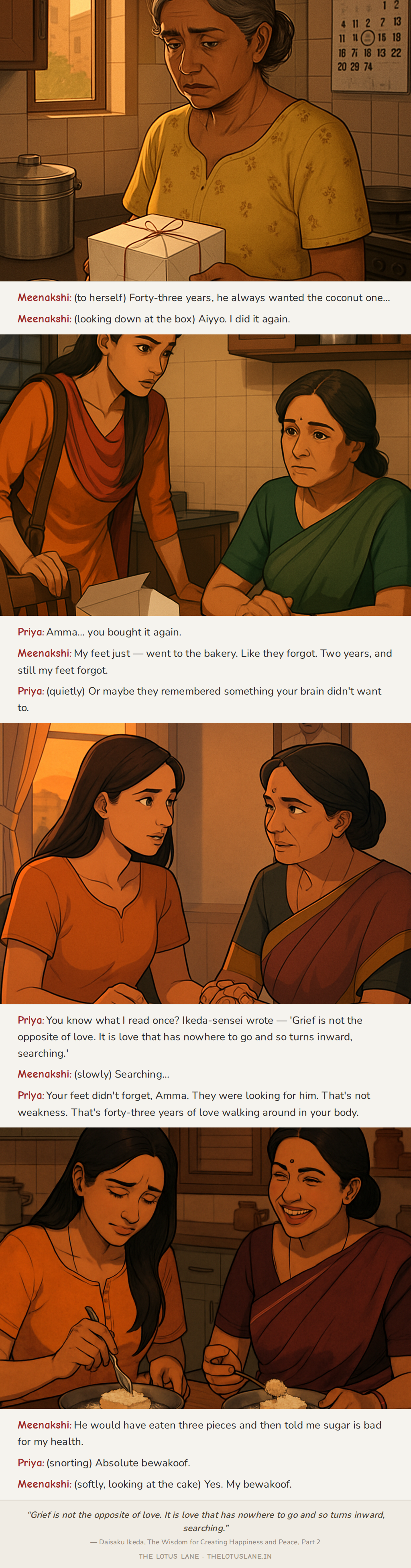 I Bought the Cake Before I Remembered He Wasn't Coming - a story about anniversary grief