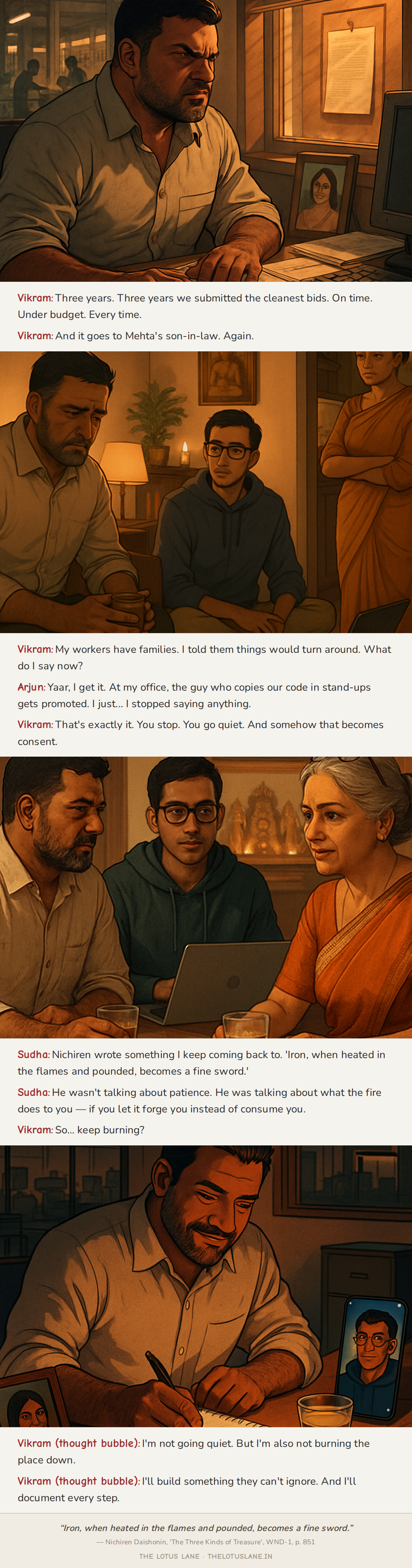 The Contract Went to the Guy Who Knew the Right People and I'm Supposed to Just Accept That - a story about anger at injustice
